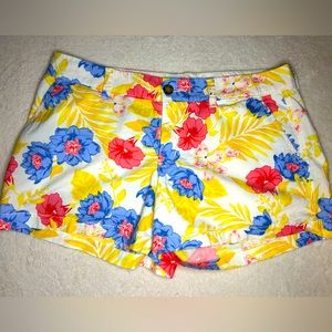 Old Navy Floral Print, Mid-rise Shorts